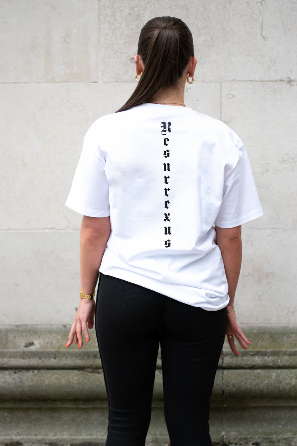Spine Tee - White