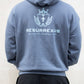 Vintage Blue Heavy Oversized Hoodie