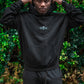 Black Heavy Oversized Hoodie