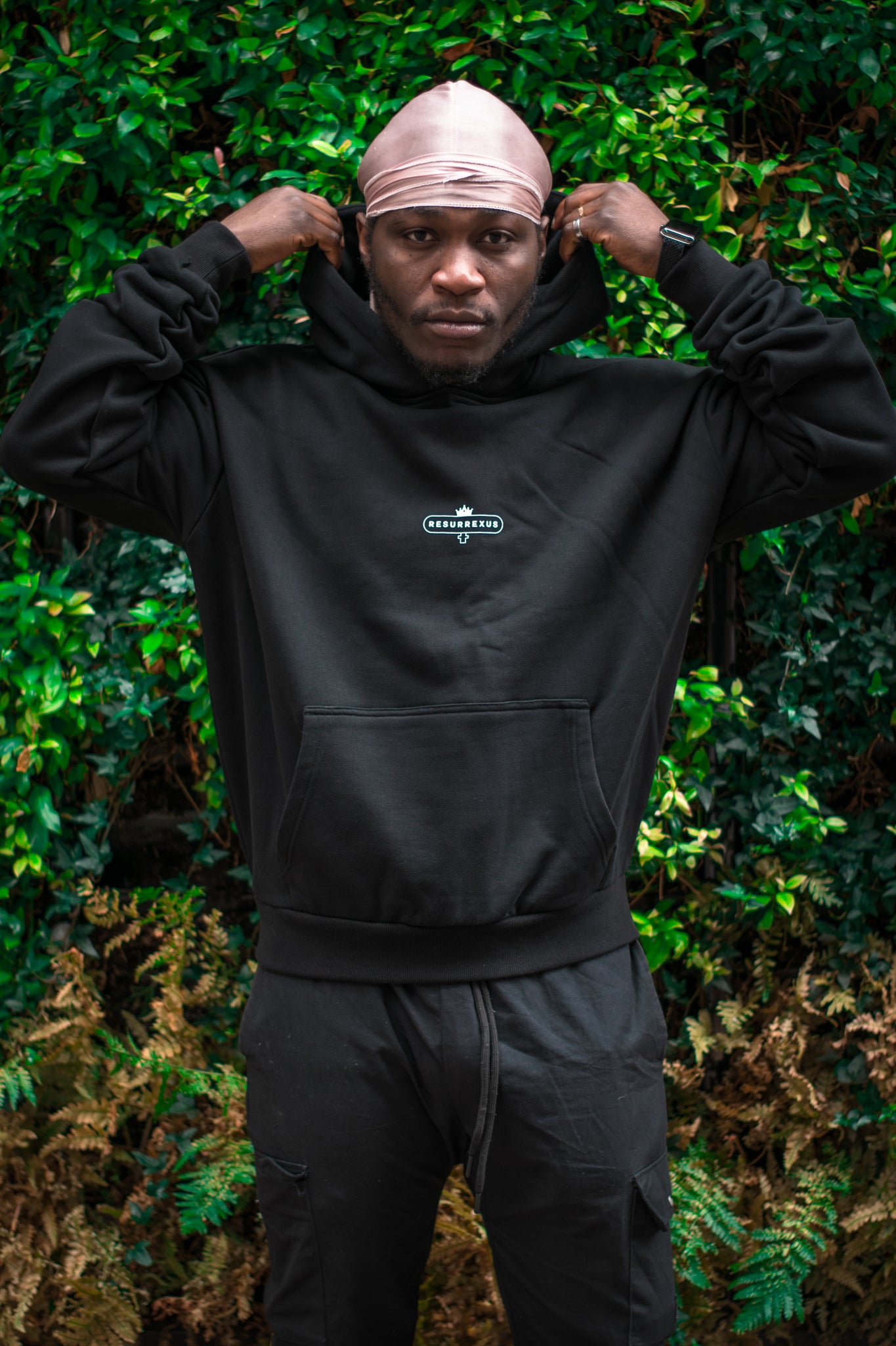 Black Heavy Oversized Hoodie